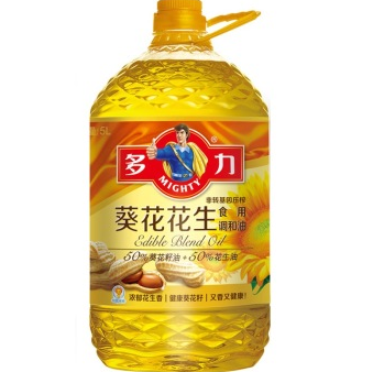 多力 葵花 花生油 5L