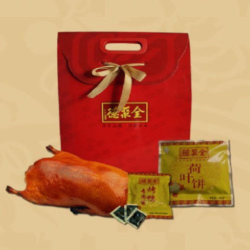 [全聚德熟食]大三角礼袋礼盒