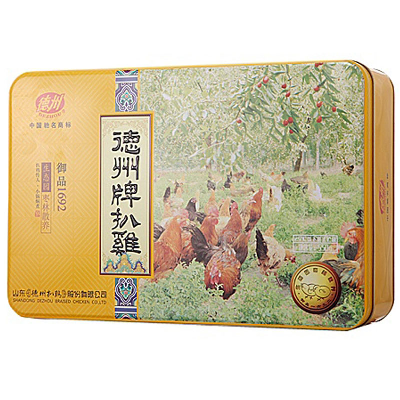 [德州扒鸡]保鲜御品1692扒鸡礼盒1100g