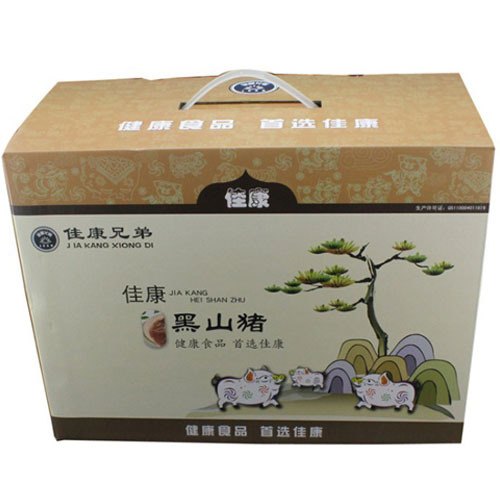 [佳康猪肉]生态黑山猪肉荣华礼盒2400g