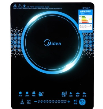 美的（Midea）WT2113 全新匀火加热智能超薄触控版电磁炉（赠汤+炒锅）