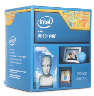 英特尔（Intel） 奔腾双核 G3420 Haswell 盒装CPU （LGA1150/3.2GHz/53W/双核/3M三级缓存）