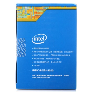 英特尔（Intel） 酷睿i5-4460 22纳米 Haswell全新架构盒装CPU （LGA1150/3.2GHz/6M三级缓存）