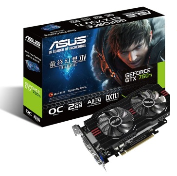 华硕（ASUS） 圣骑士GTX750TI-OC-2GD5 1150MHz/5400MHz 2GB/128bit DDR5 PCI-E 3.0 显卡