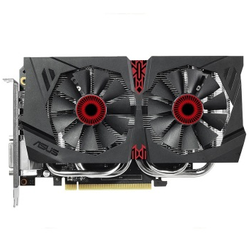 华硕（ASUS）STRIX-GTX960-DC2OC-2GD5 1317MHz/7200MHz 2GB/128bit DDR5 PCI-E 3.0 显卡