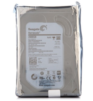 希捷（Seagate） 2TB ST2000DM001 7200转64M SATA 6Gb/秒 台式机硬盘 联强 盒装正品