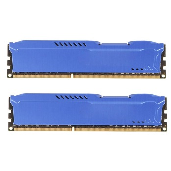 金士顿(Kingston)骇客神条 Fury系列 DDR3 1600 8GB(4GBx2)台式机内存(HX316C10FK2/8)蓝色