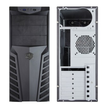 酷冷至尊(CoolerMaster)特警366U3版 游戏机箱(ATX/USB3.0/防尘)黑色