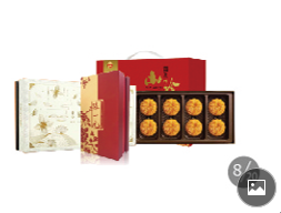 【美心】流心奶黄月饼（8个装）礼盒360g+张一元中国风茶礼盒+隆王府甄礼干菌礼盒B款