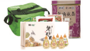 家佳康迎春礼包+中茶特级茉莉花茶+首农商业连锁京乡蜂蜜礼盒B款