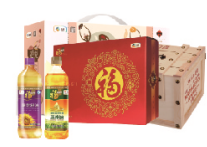 中粮健康油组合礼盒A款1.8L+中粮男爵加仁环球干果礼盒+中粮礼悦杂粮礼盒2400g