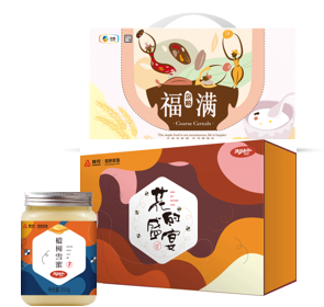 首农双桥农场花的盛宴蜂蜜礼盒750g中粮福满杂粮礼盒2800g