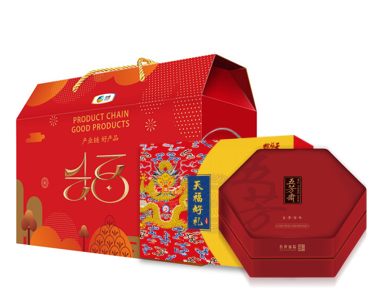 中粮悠扬大礼包 天福好礼 五芳斋百年五芳粽子礼盒1840g