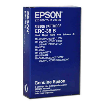 爱普生(EPSON)ERC-38B 黑色色带架（适用于EPSON ERC30/34/38/TM200/260/267/270/300/TMU370/200）