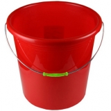 国产红色塑料手提式清洁水桶Φ360*300mm；PP塑料 25L