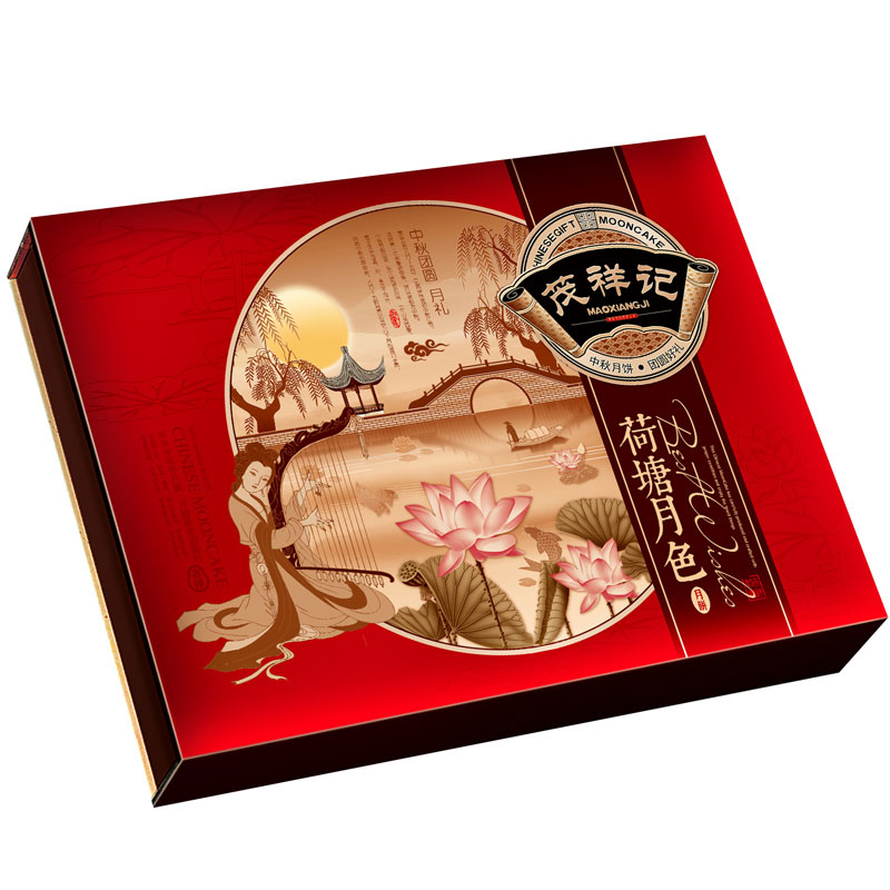 [茂祥记月饼]  荷塘月色  月饼礼盒540g