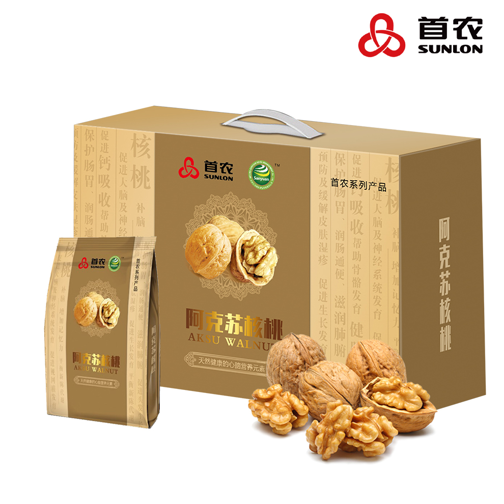 [首农阿克苏核桃]核桃礼盒B款2000g