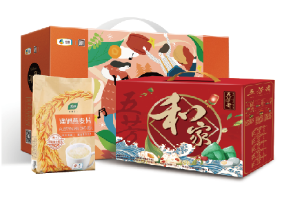 【五芳斋】和家五芳粽子礼盒+【中粮】臻品假日干果礼盒+【中粮悦活】澳洲原味燕麦（20DW03-01）